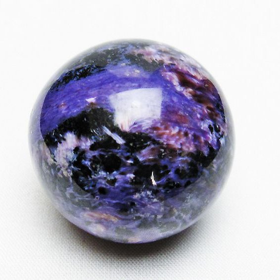 チャロアイト 丸玉 40mm [T637-4578]