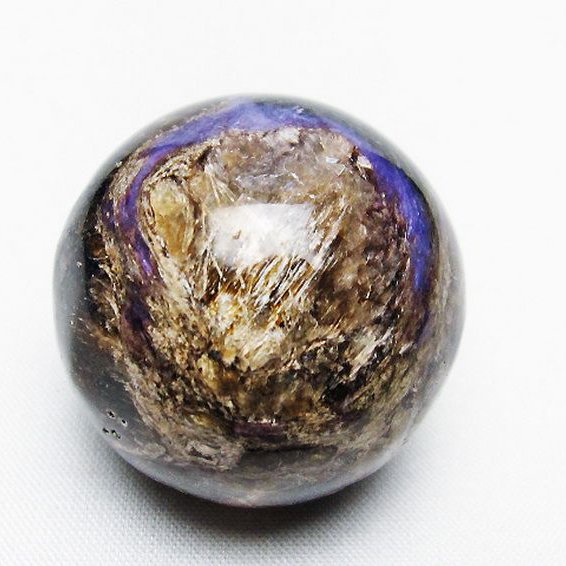 チャロアイト 丸玉 37mm [T637-4619]