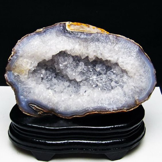 1.2Kg ウルグアイ産  アゲート水晶ドーム[T640-2169]