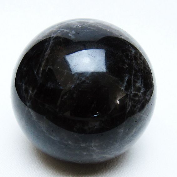 モリオン 純天然 黒水晶 丸玉 69mm [t643-5168]