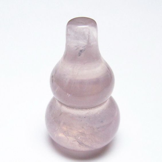 ローズクォーツ 葫芦 置物[T646-1012]