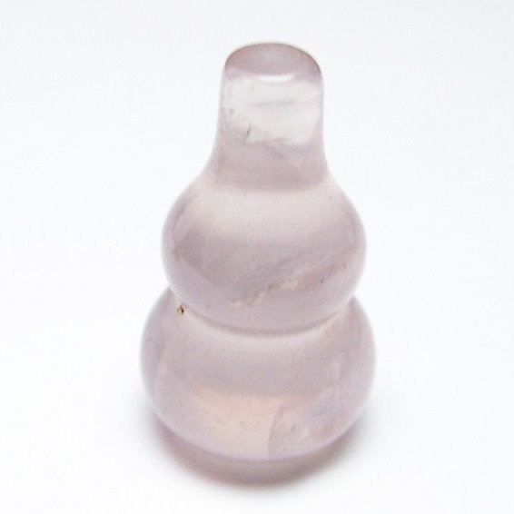ローズクォーツ 葫芦 置物[T646-1018]