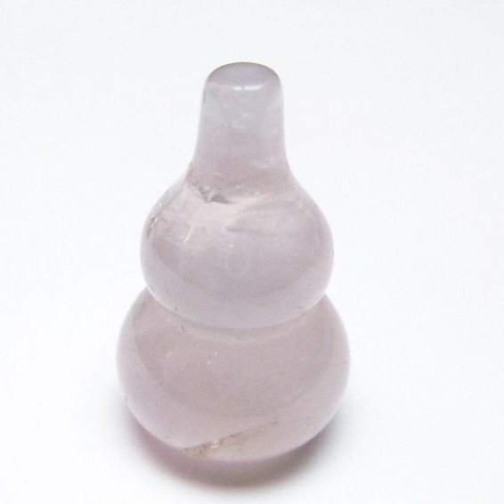 ローズクォーツ 葫芦 置物[T646-1027]