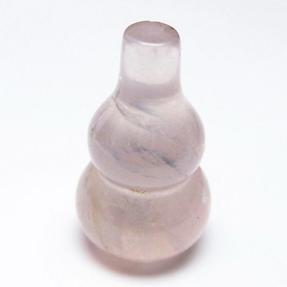 ローズクォーツ 葫芦 置物[T646-1032]