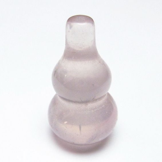 ローズクォーツ 葫芦 置物[T646-1049]
