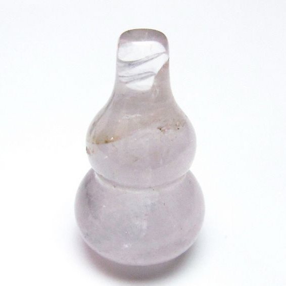 ローズクォーツ 葫芦 置物[T646-1056]