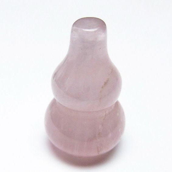 ローズクォーツ 葫芦 置物[T646-1059]