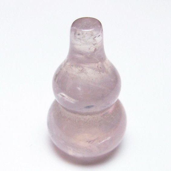 ローズクォーツ 葫芦 置物[T646-1067]