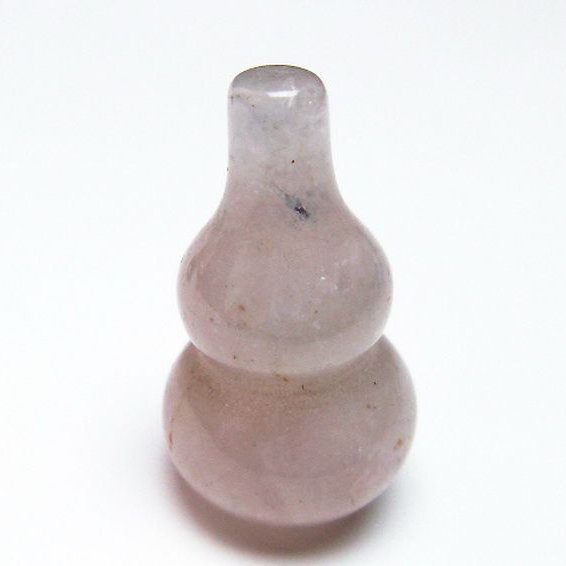 ローズクォーツ 葫芦 置物[T646-1108]