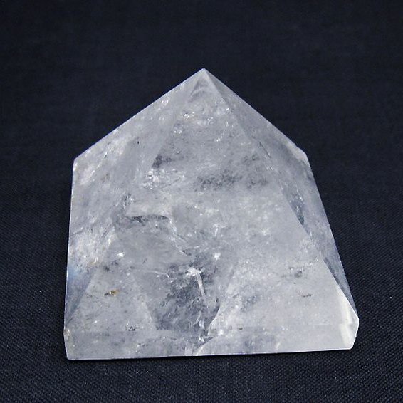 虹入り ヒマラヤ水晶ピラミッド[T648-3616]