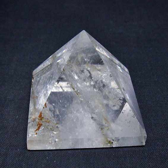 虹入り ヒマラヤ水晶ピラミッド[T648-3646]