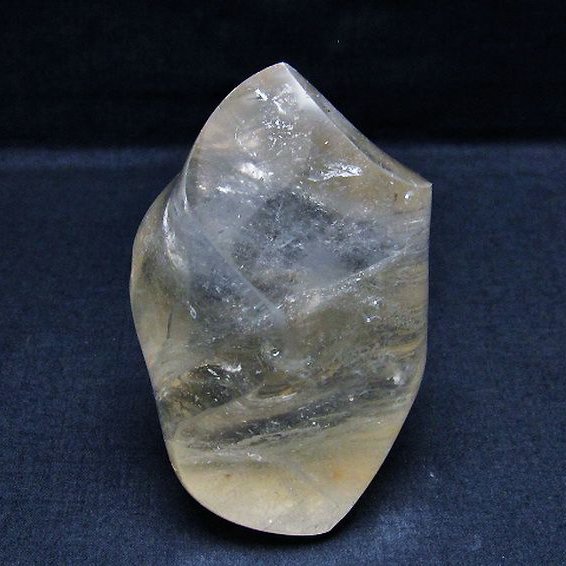 ヒマラヤ水晶 炎（フレイム） ポリッシュ  置物[T653-3735]