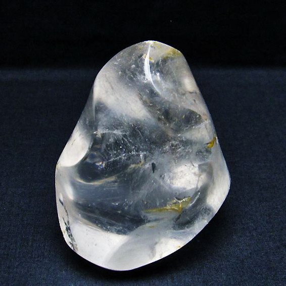 ヒマラヤ水晶 炎（フレイム） ポリッシュ  置物[T653-3745]