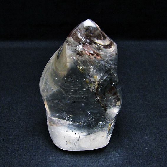 ヒマラヤ水晶 炎（フレイム） ポリッシュ  置物[T653-3751]