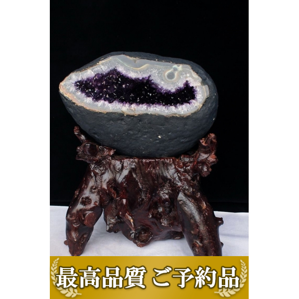 画像現物/★ご予約品 ご注文から3ヵ月後の発送予定 ty★ 8.8Kg ウルグアイ産 サークルジオード アメジストドーム amethyst [T659-805]