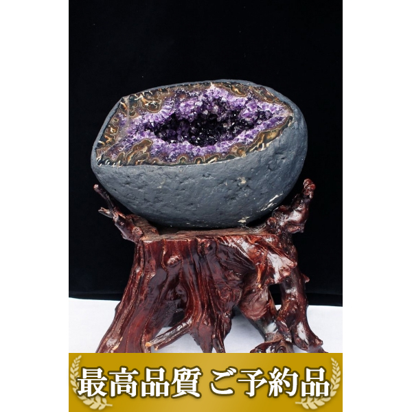 画像現物/★ご予約品 ご注文から3ヵ月後の発送予定 ty★ 12.9Kg ウルグアイ産 サークルジオード アメジストドーム amethyst [T659-812]