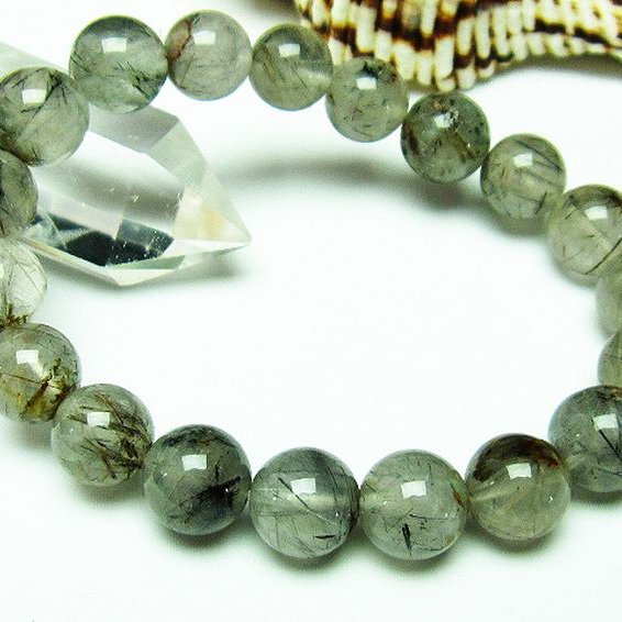 タイチンフラワー水晶 ブレスレット 11mm [T660-1845]