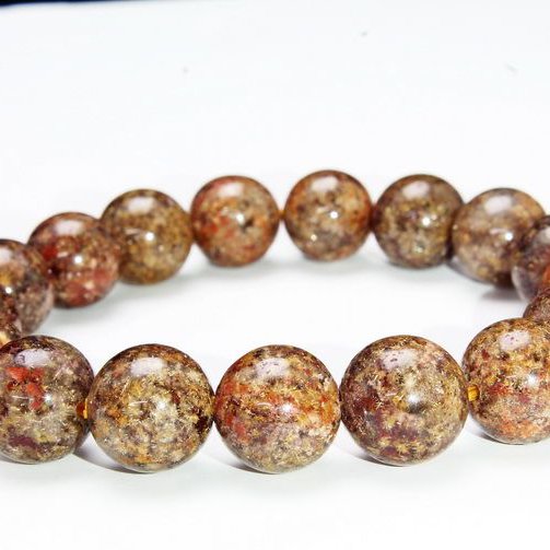 タイチンフラワー水晶 ブレスレット 12mm [t660-1861]