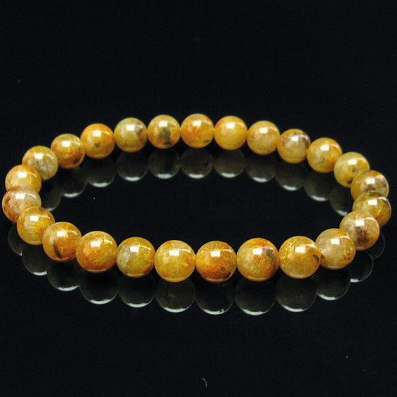 タイチンフラワー水晶 ブレスレット 7mm [T660-1971]