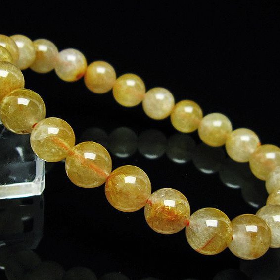 タイチンフラワー水晶 ブレスレット 8mm [t660-2214]