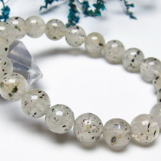 バイオタイトインクォーツ ブレスレット 10mm [T663-1289]