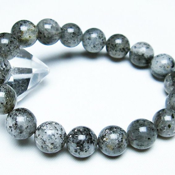 バイオタイトインクォーツ ブレスレット 11mm [T663-1569]