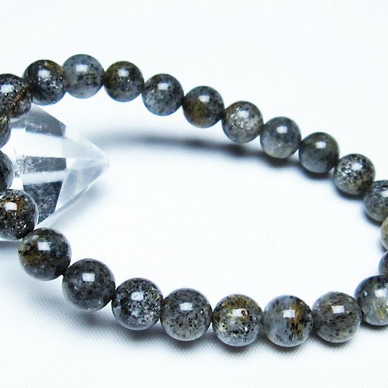 バイオタイトインクォーツ ブレスレット 8mm [T663-1588]