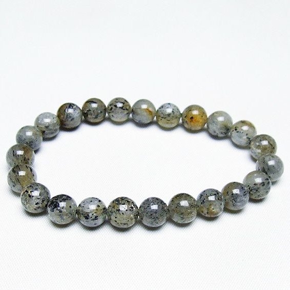 バイオタイトインクォーツ ブレスレット 8mm [T663-1697]