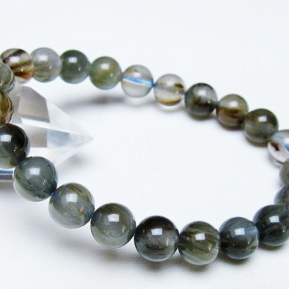 トルマリンルチル ブレスレット 9mm [T664-997]