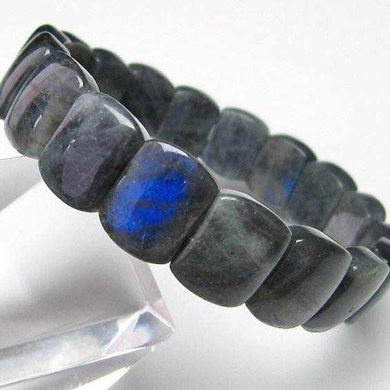 ラブラドライト バングル [T666-1257]