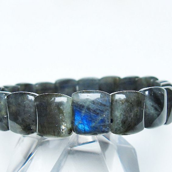 ラブラドライト バングル [t666-1418]