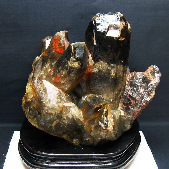 11Kg ライトニング水晶クラスター[T668-7553]