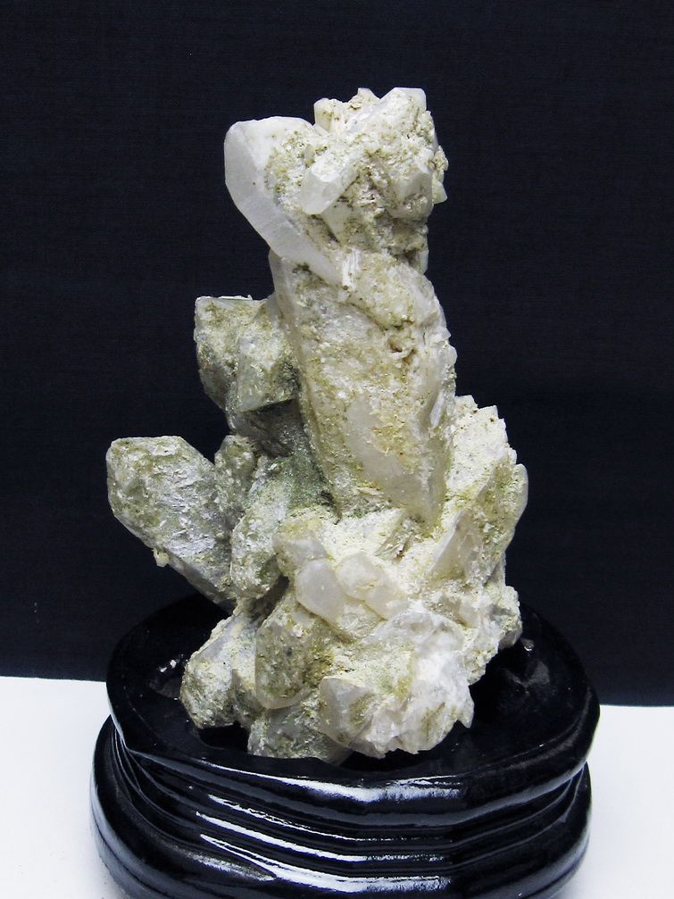 トルマリン入り ヒマラヤ水晶クラスター [t668-7851]