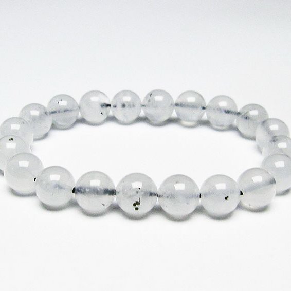 パイライト入り 水晶 ブレスレット 10mm [T669-659]