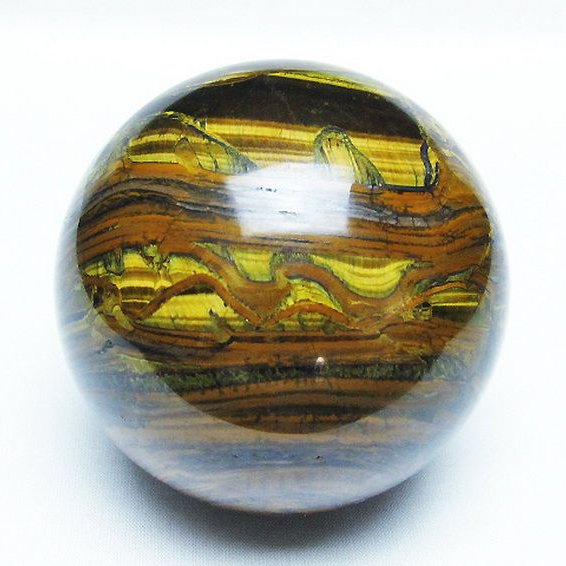 アイアンタイガーアイ 丸玉 87mm [T671-5941]