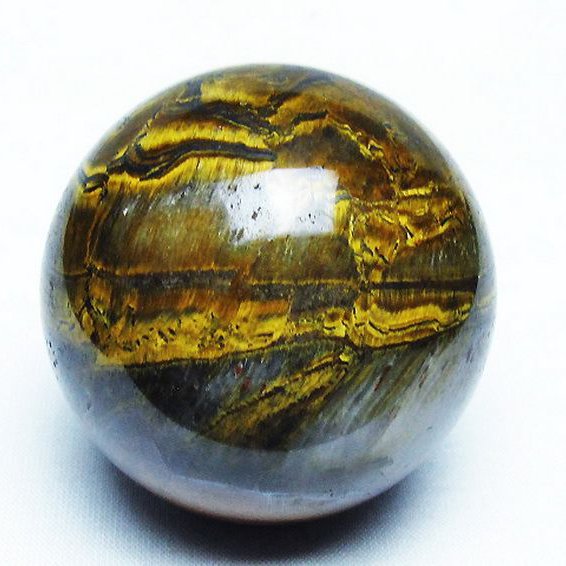 アイアンタイガーアイ 丸玉 57mm [T671-6111]