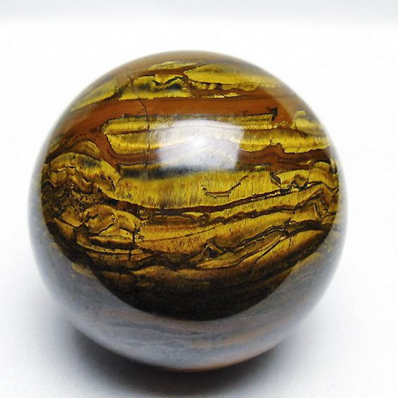 アイアンタイガーアイ 丸玉 71mm [T671-6227]