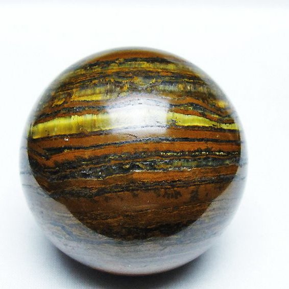 アイアンタイガーアイ 丸玉 64mm [T671-6263]