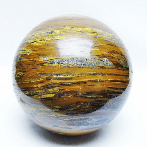 2.6Kg アイアンタイガーアイ 丸玉 120mm [T671-6358]