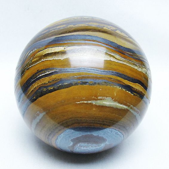 2Kg アイアンタイガーアイ 丸玉 107mm [T671-6372]