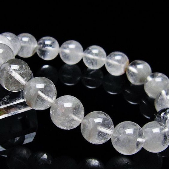 ガーデン水晶ファントム ブレスレット 12mm [T676-1383]
