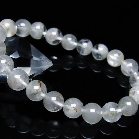 ガーデン水晶ファントム ブレスレット 9mm [T676-1852]