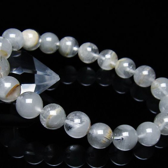 ガーデン水晶ファントム ブレスレット 10mm [t676-1924]