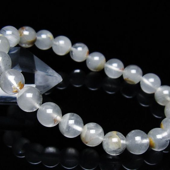 ガーデン水晶ファントム ブレスレット 9mm [T676-1965]