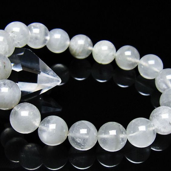 ガーデン水晶ファントム ブレスレット 12mm [t676-2095]