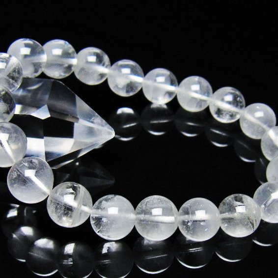 ガーデン水晶ファントム ブレスレット 10mm [t676-2154]
