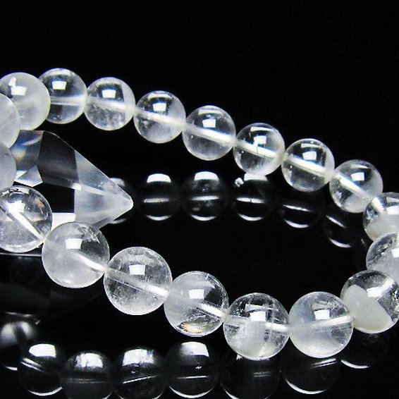 ガーデン水晶ファントム ブレスレット 11mm [t676-2167]