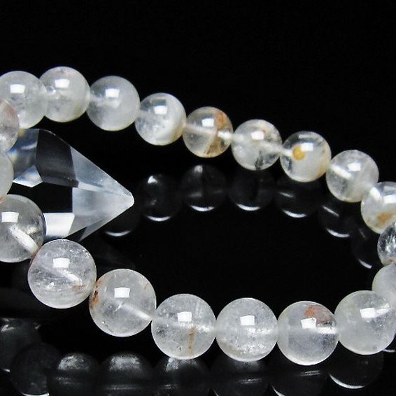 ガーデン水晶ファントム ブレスレット 10mm [t676-2175]
