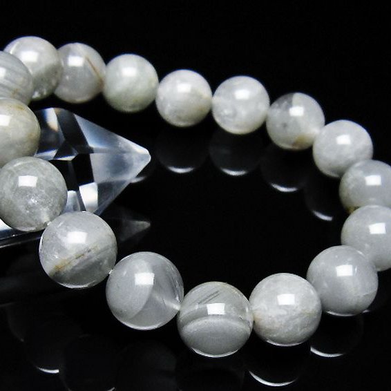 ガーデン水晶ファントム ブレスレット 12mm [t676-2223]