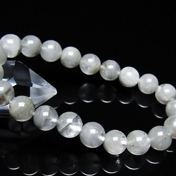 ガーデン水晶ファントム ブレスレット 9mm [t676-2237]